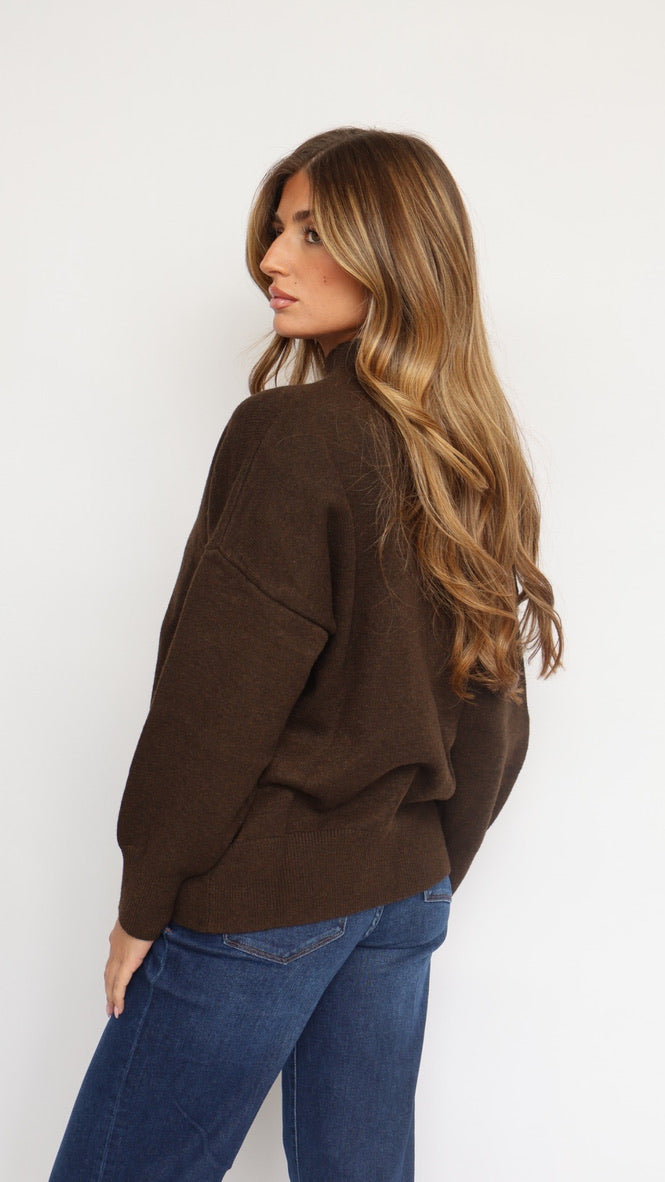 Heritage Mock Neck Sweater