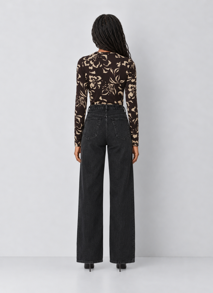 Z Supply Onyx Freya Floral Top