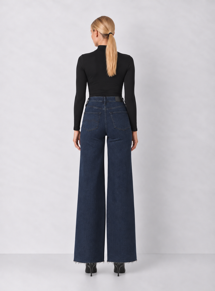 Dear John Fiona Wide Leg Jeans - Inkwell