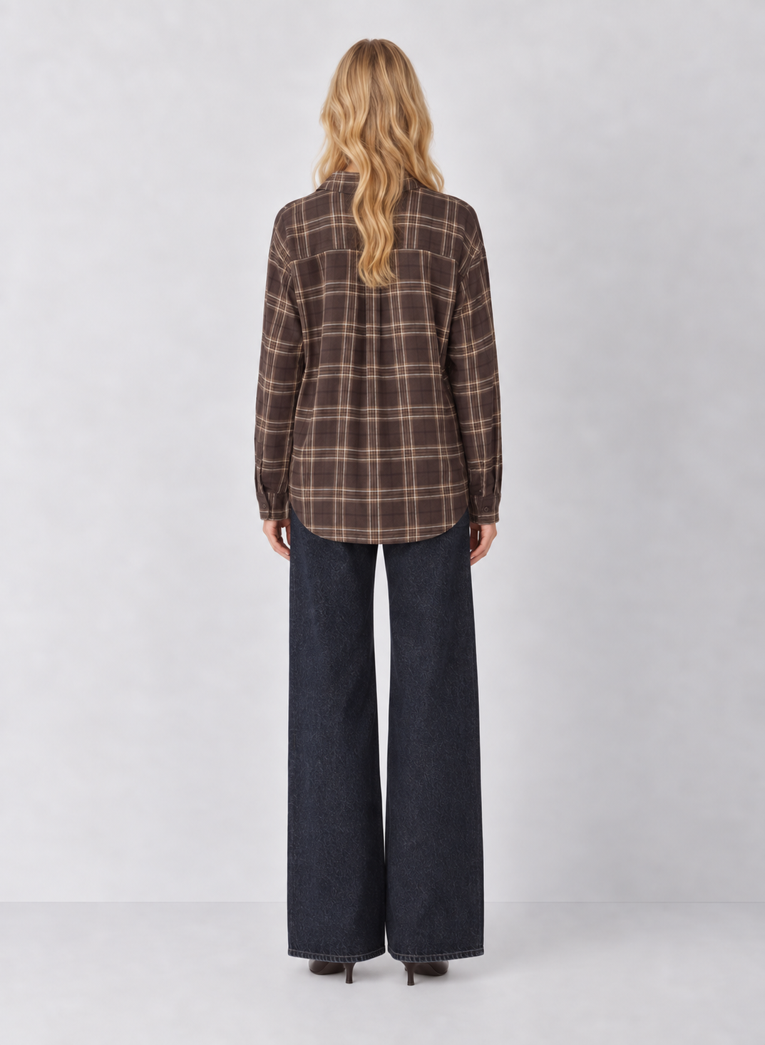 Z Supply River Plaid Button Up Brown