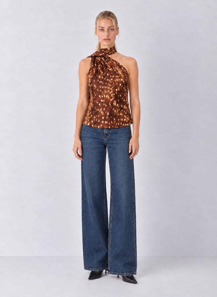 Diana Bambi Print Blouse