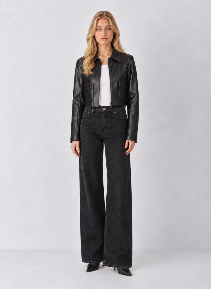 Z Supply Ainsley Leather Jacket