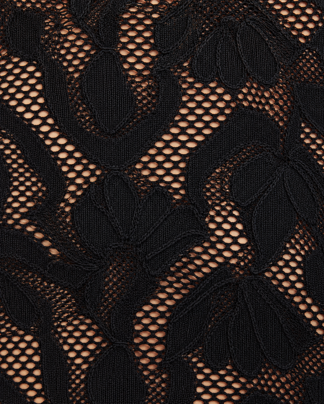 Jacquard Fishnet Layering Top