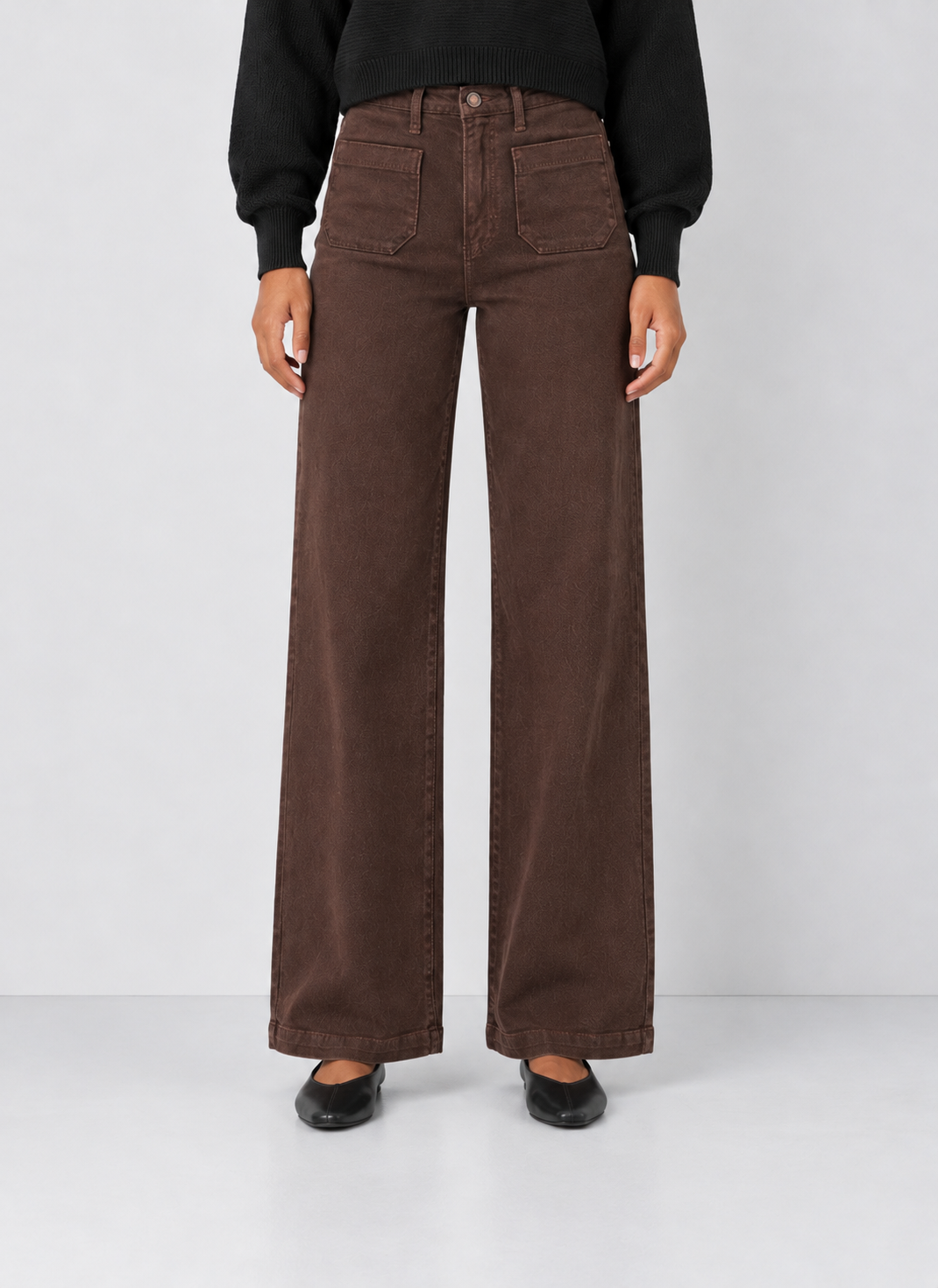Patch Pocket Wide Leg