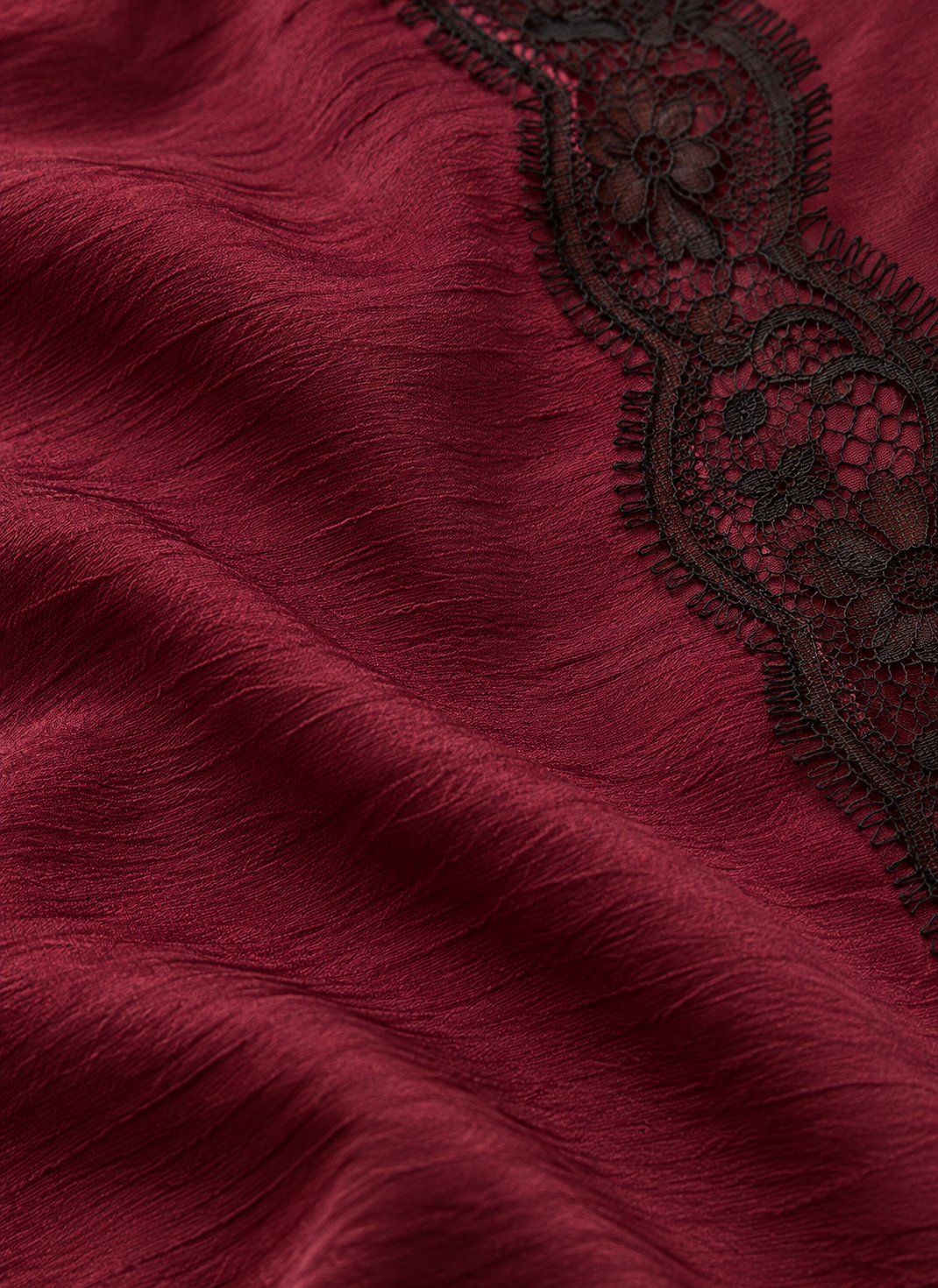 Lace Trim Sleeveless Blouse