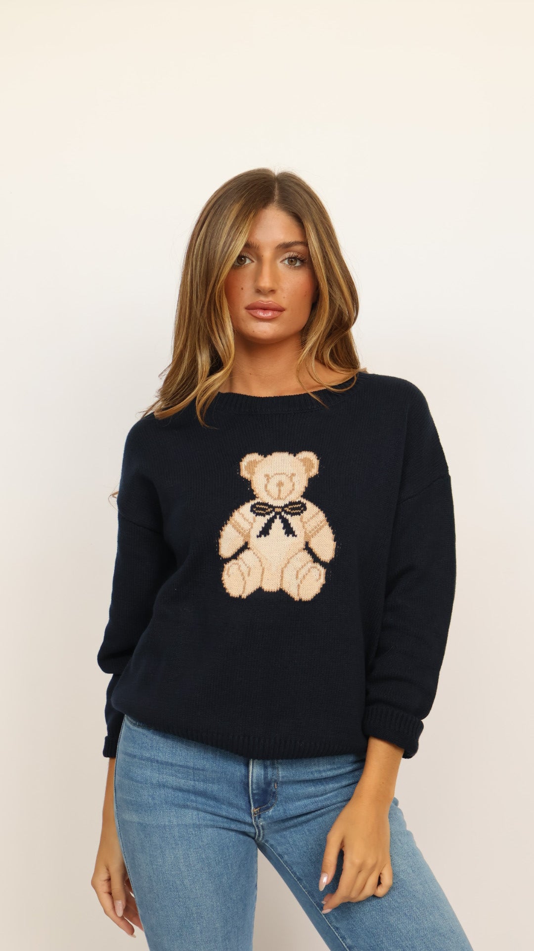 Oversized Polo Sweater