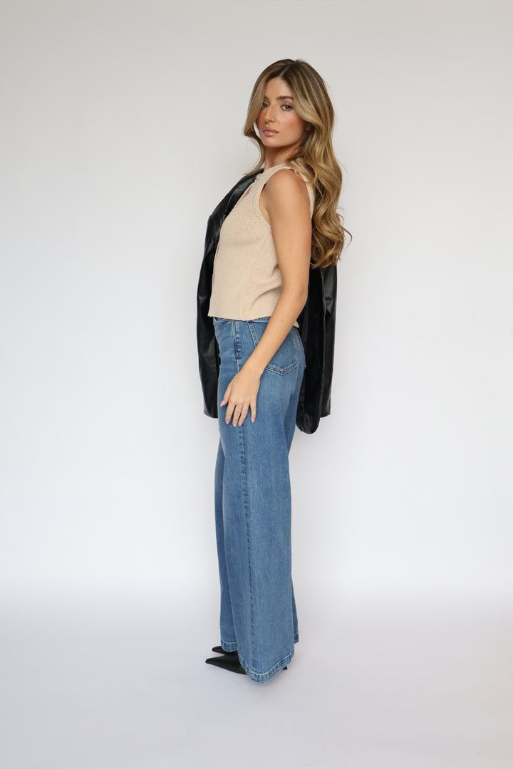 Sleeveless Sweater Vest