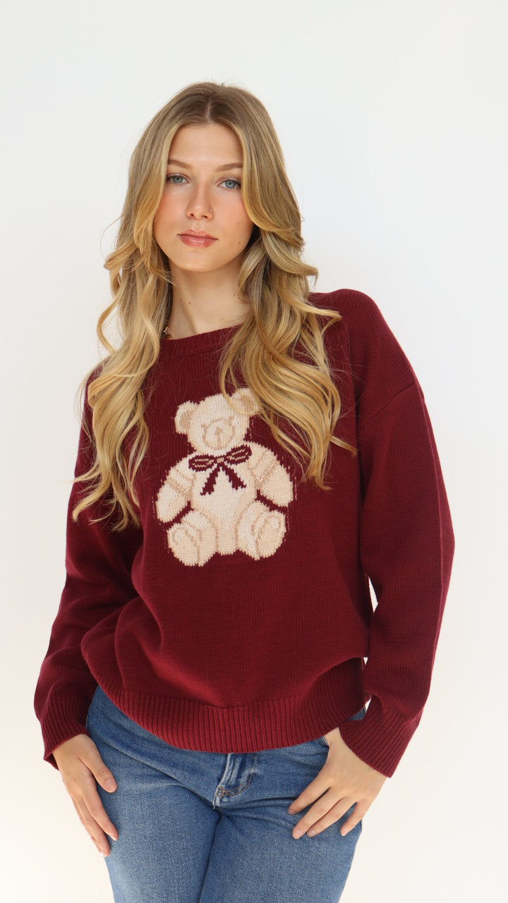 Oversized Polo Sweater