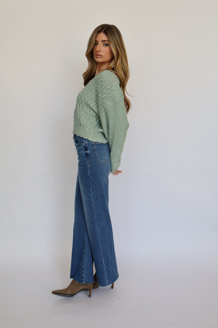 Dear John Denim Lexi Sweater - Iceberg Green