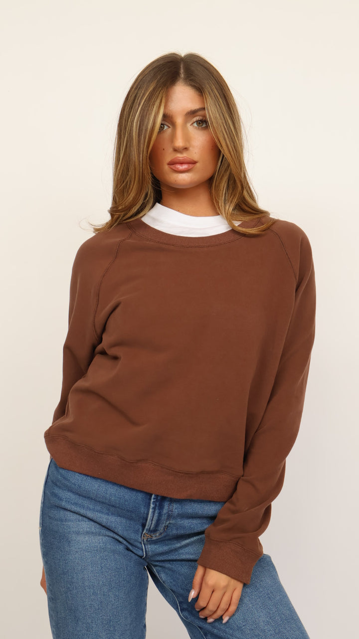 The Perfect Cotton Crew Neck Sweatshirt