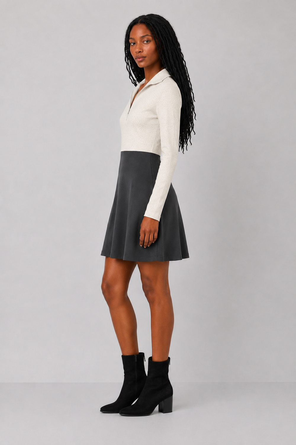 Quinn Mix Media Dress - FINAL SALE