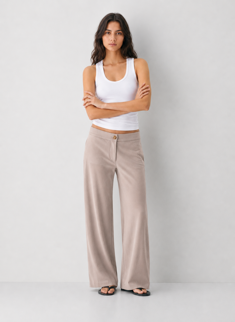Preorder Another Love Bishop Stretch Wide Leg Trouser