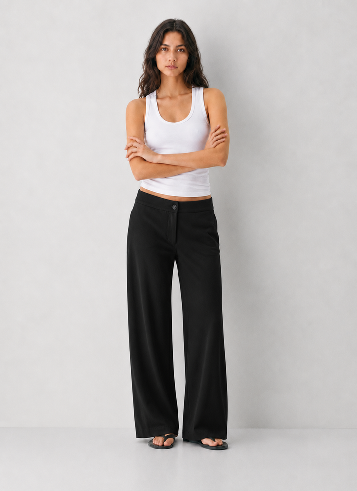 Another Love Bishop Stretch Wide Leg Trouser