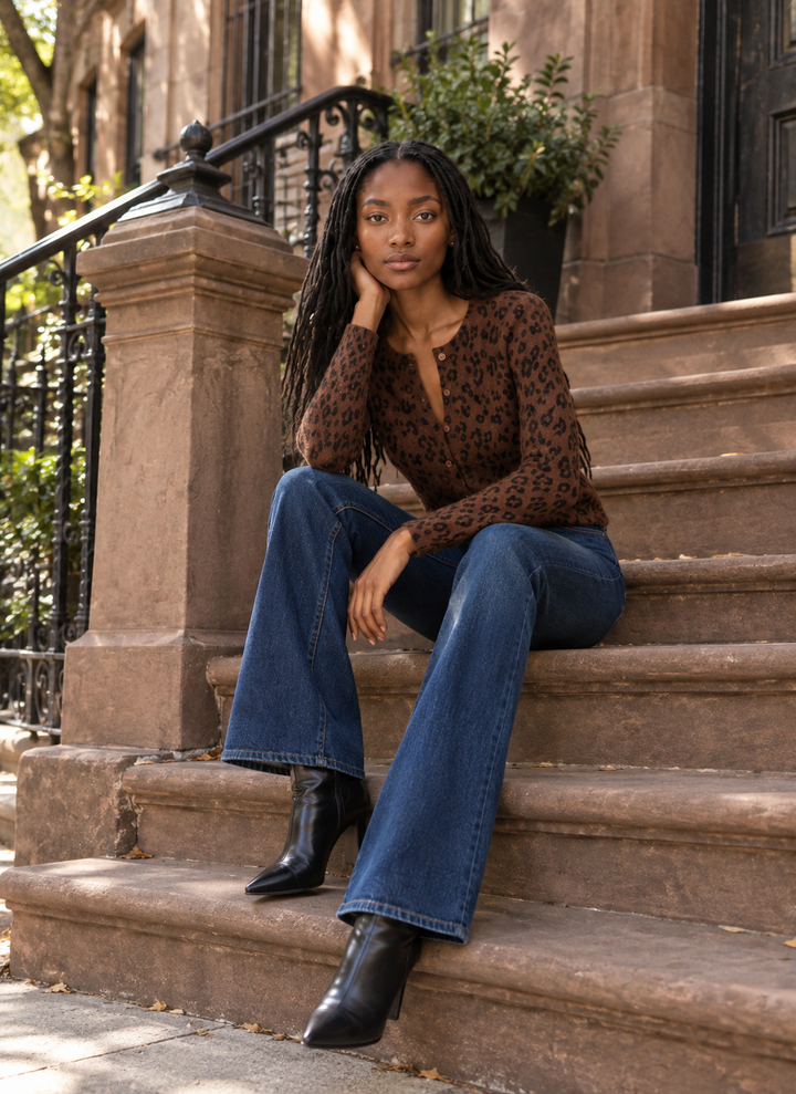 Z Supply Medina Leopard Cardigan