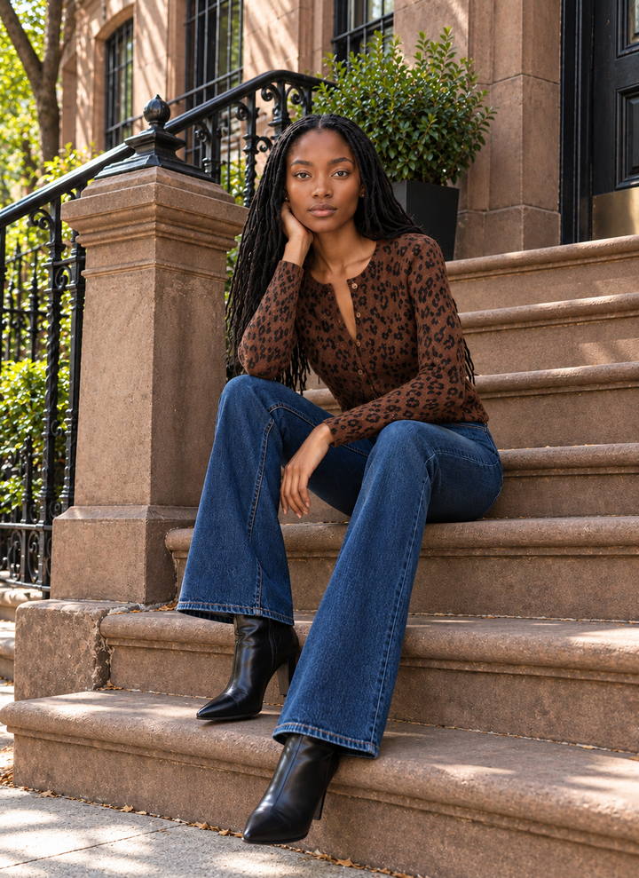 Z Supply Medina Leopard Cardigan