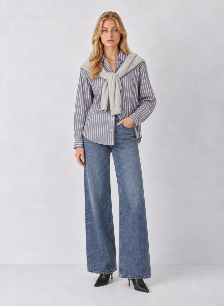 Z Supply The Gallery Striped Button Up