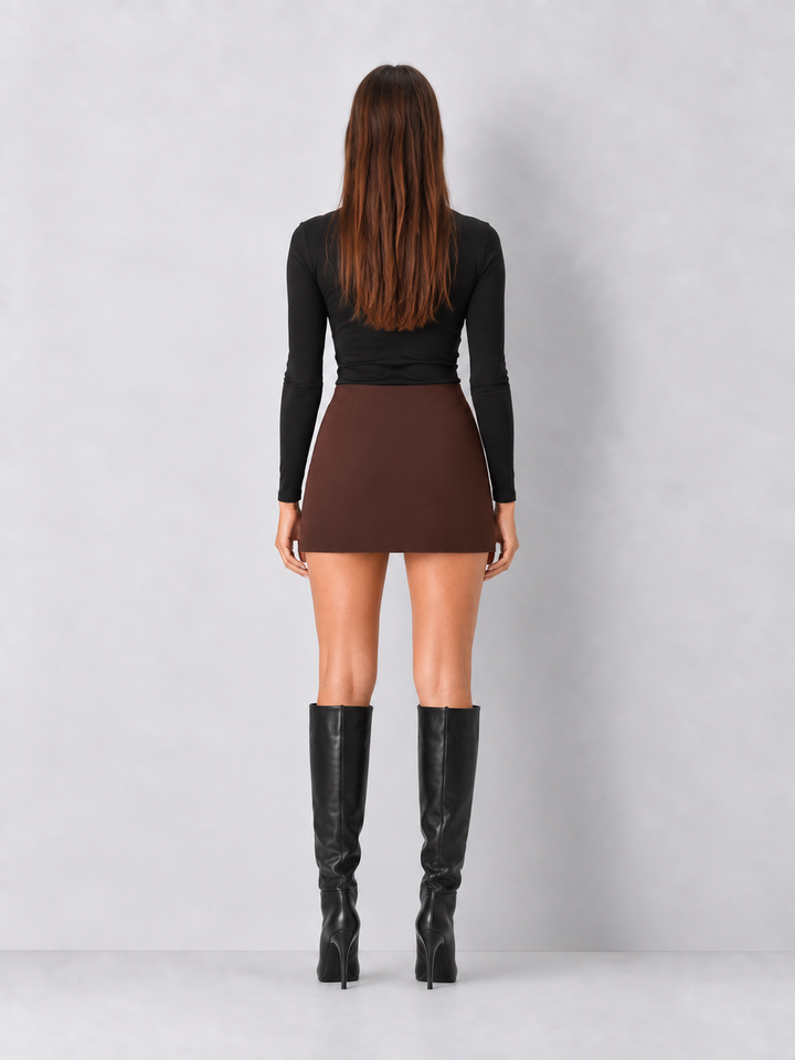 French Connection Azra Stretch Twill Miniskirt
