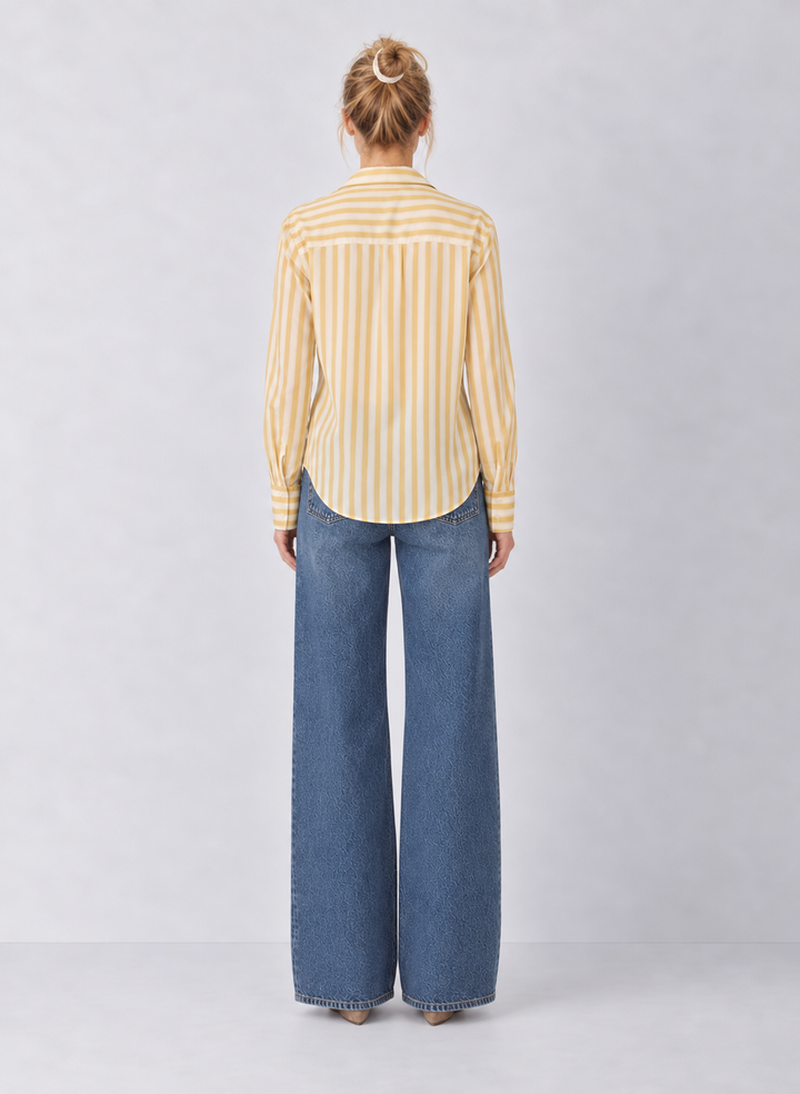 Z Supply Golden Haven Stripe Button Up