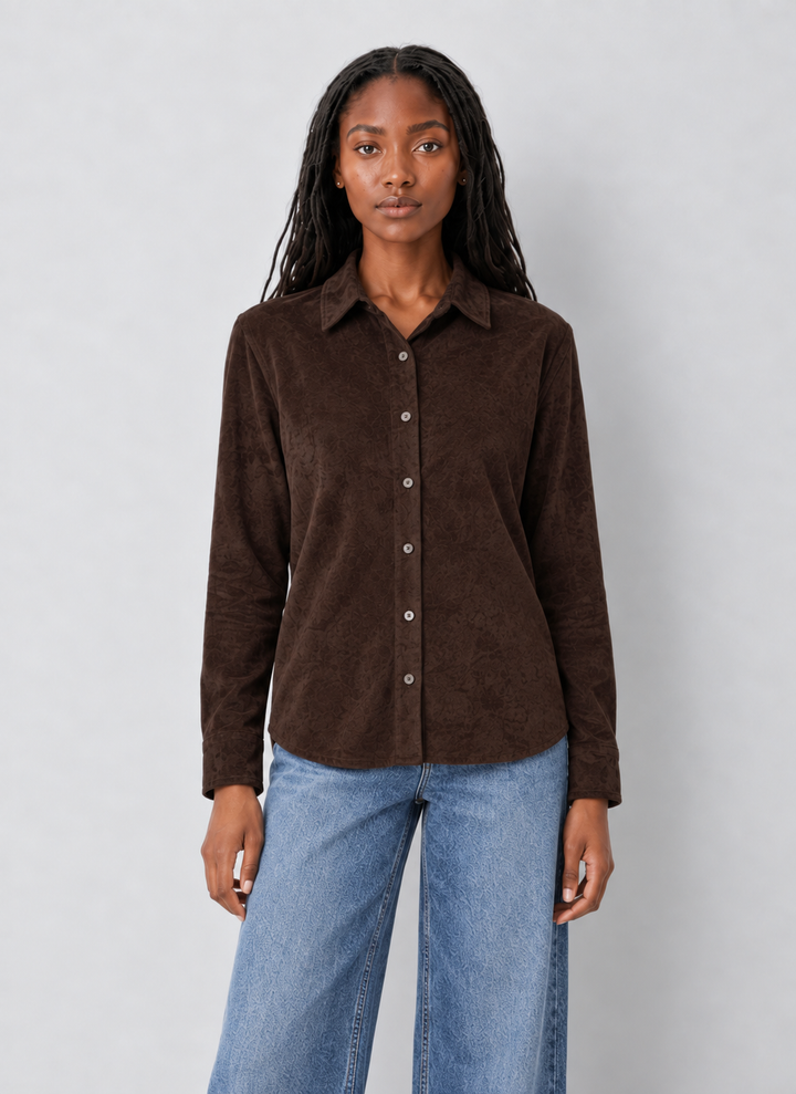 Z Supply Maren Suede Shirt