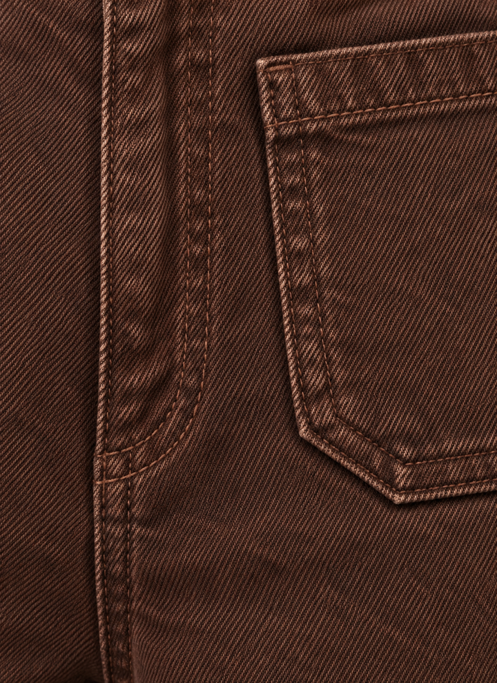 Patch Pocket Wide Leg