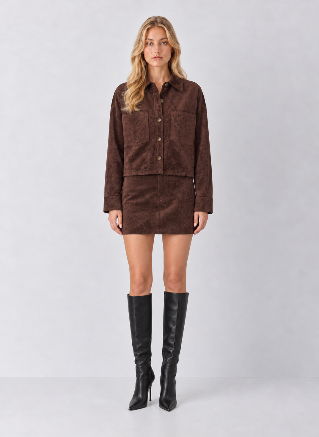 Z Supply Perri Suede Mini Skirt