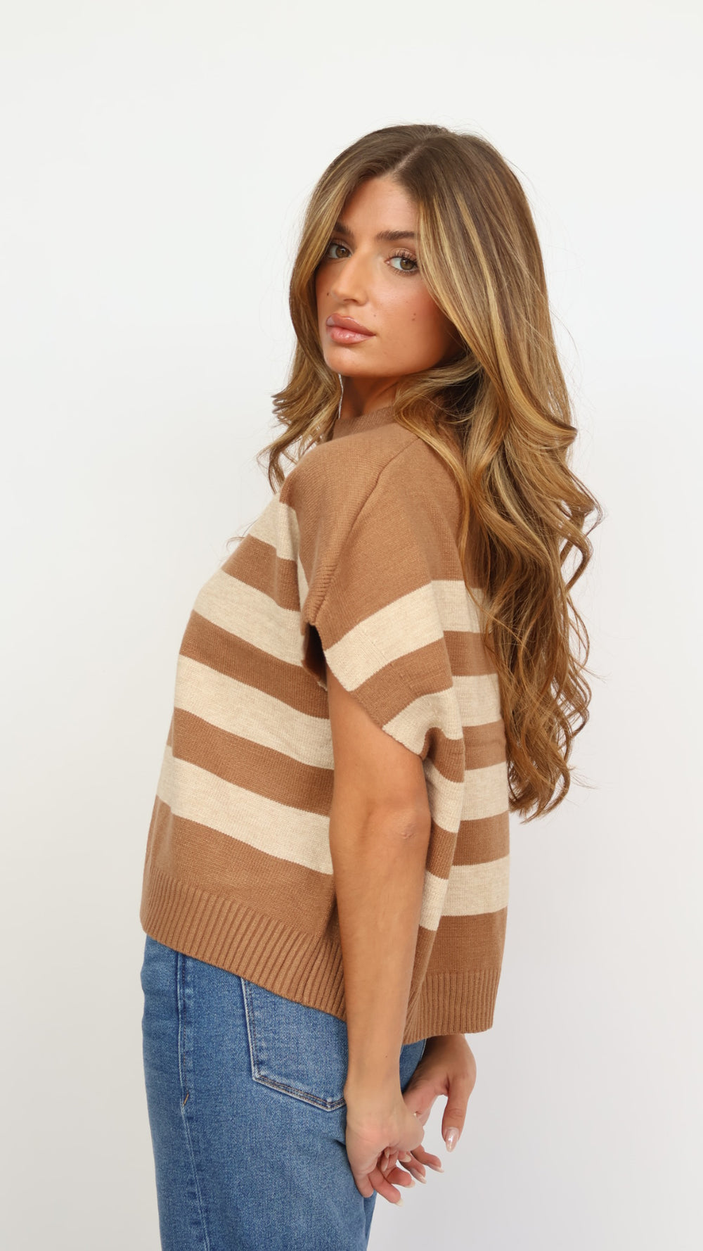 Stripe Sweater Vest