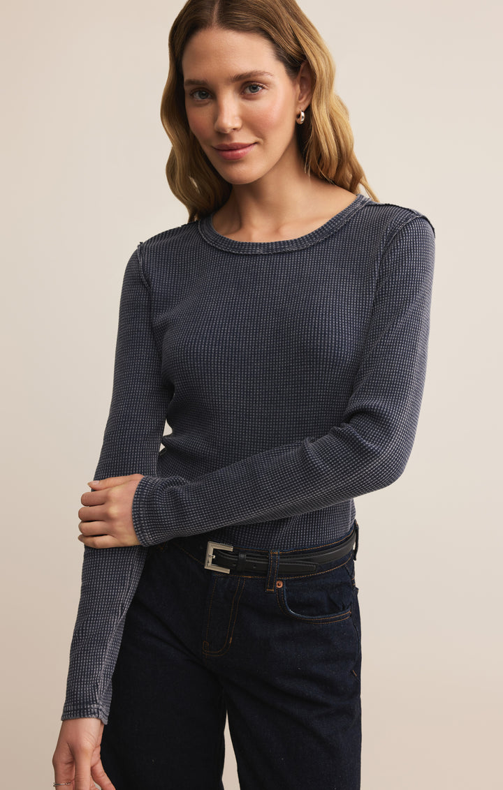 Z Supply Arlet Thermal Long Sleeve Top