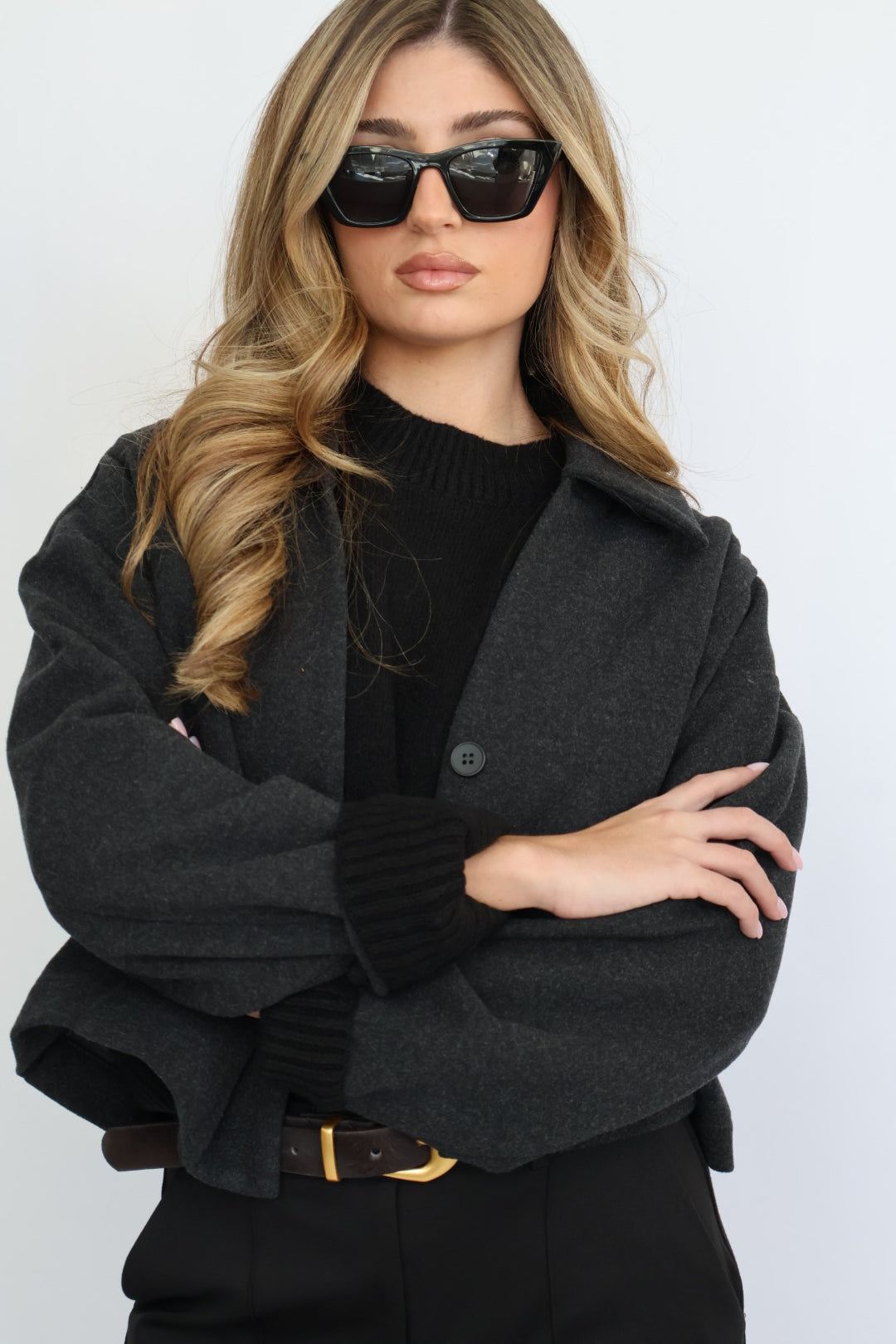 Crop Collared Jacket