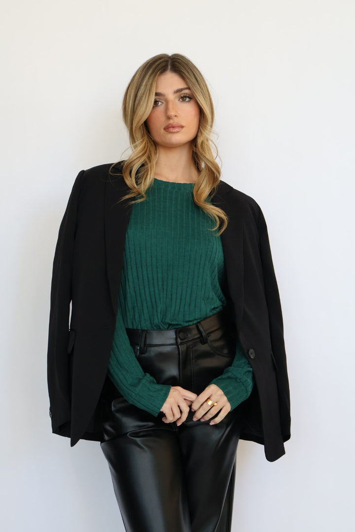 Z Supply Elfie Rib LS Top