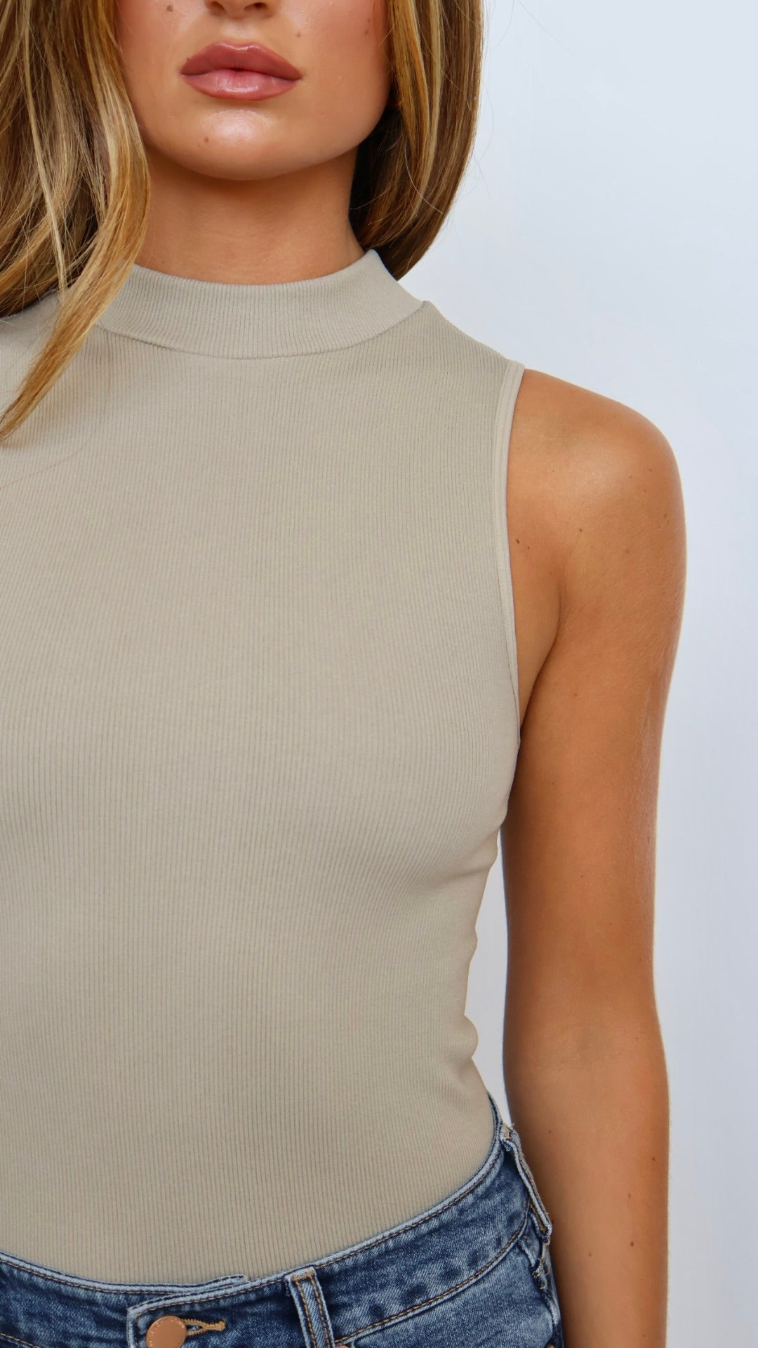 Contour Mock Neck Top