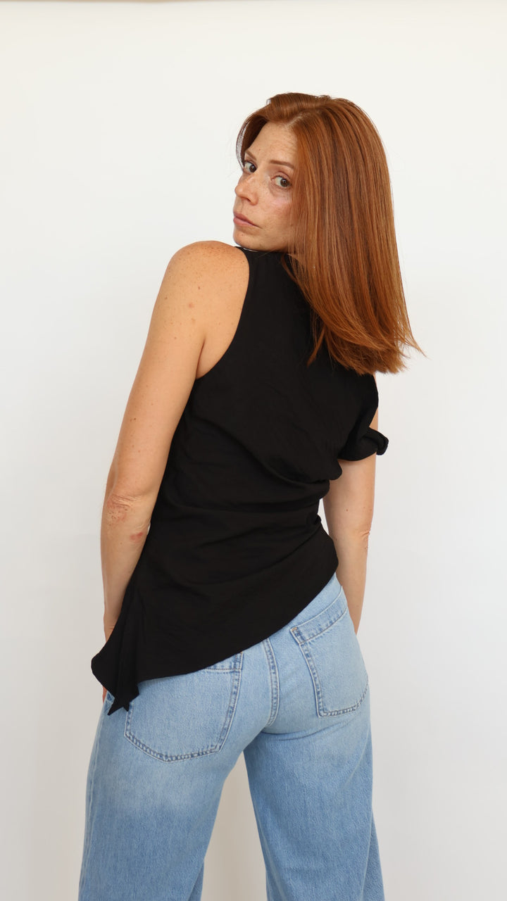 Asymmetrical Shoulder Top