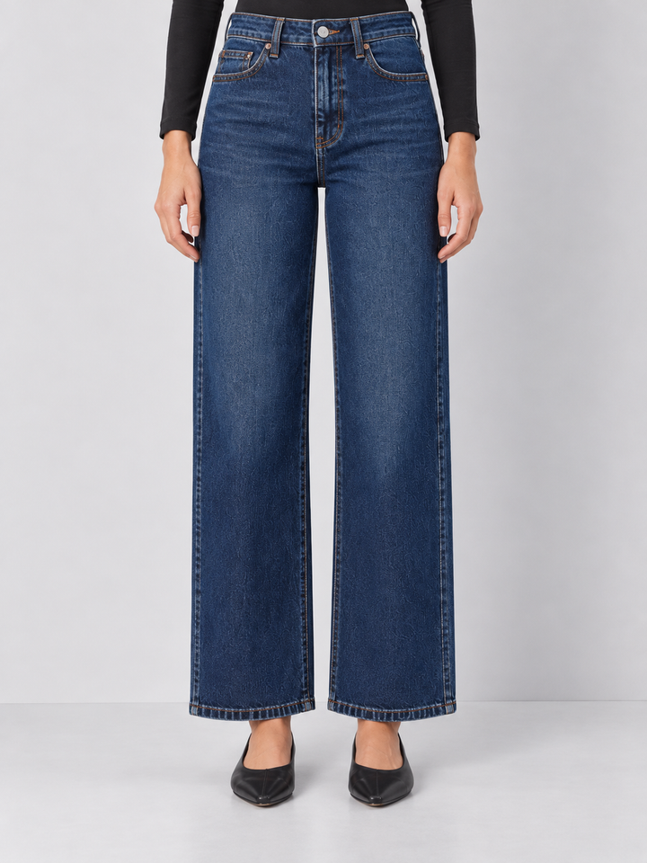 Arlo High Rise Petite Retro Wide Leg