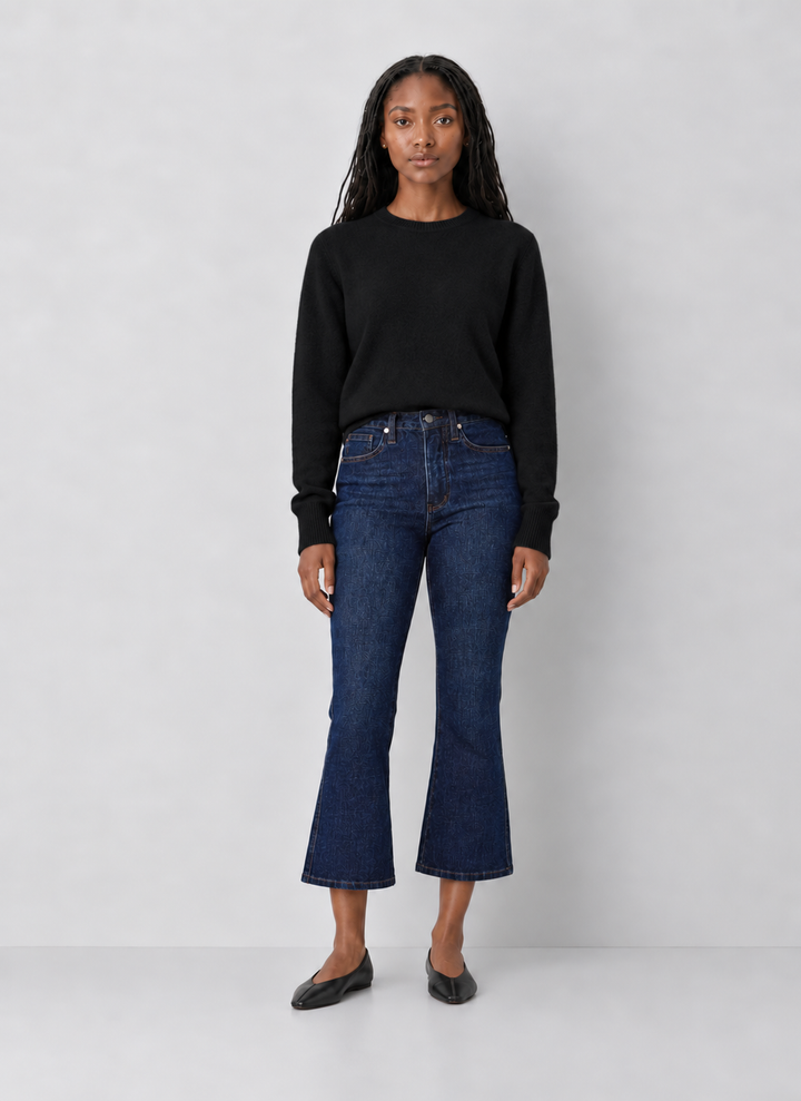 Judy Blue Crop Amy Kick Flare Jeans