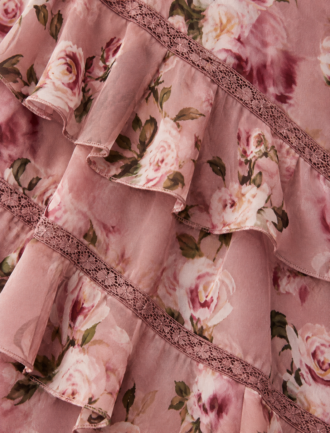ASTR Megan Ruffle Maxi Dress