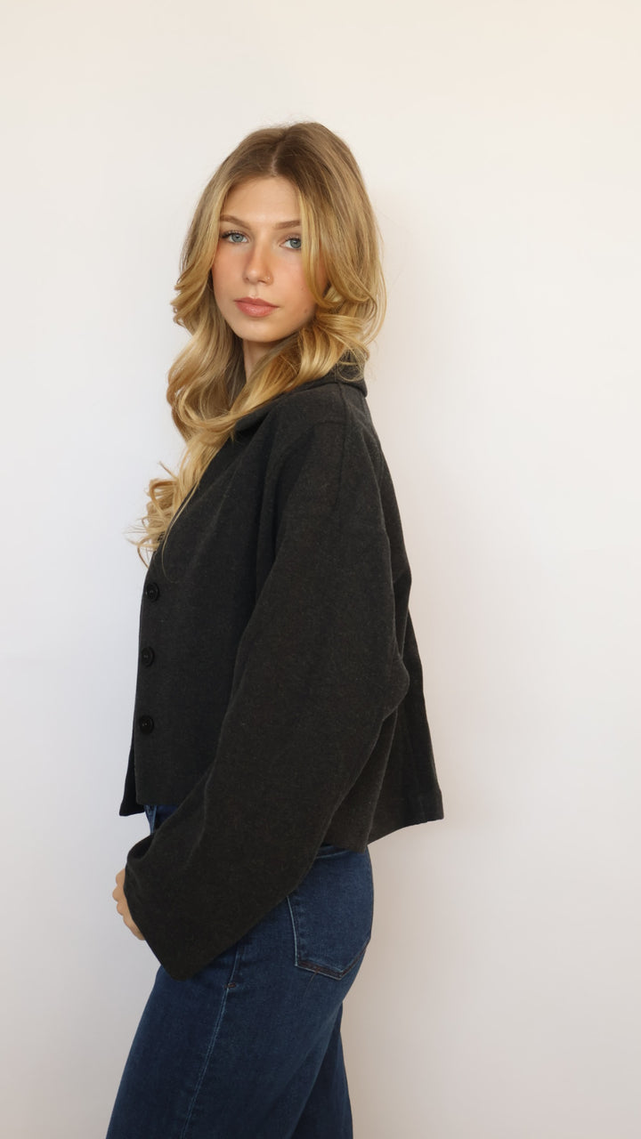 Crop Collared Jacket