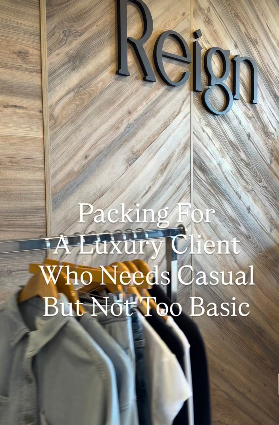 Packing for a luxury client who needs casual but not too basic