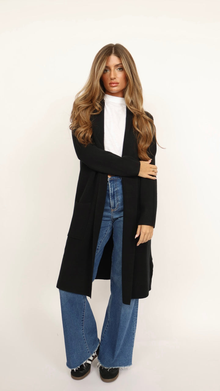 Pinch Classic Open Front Coat Cardigan