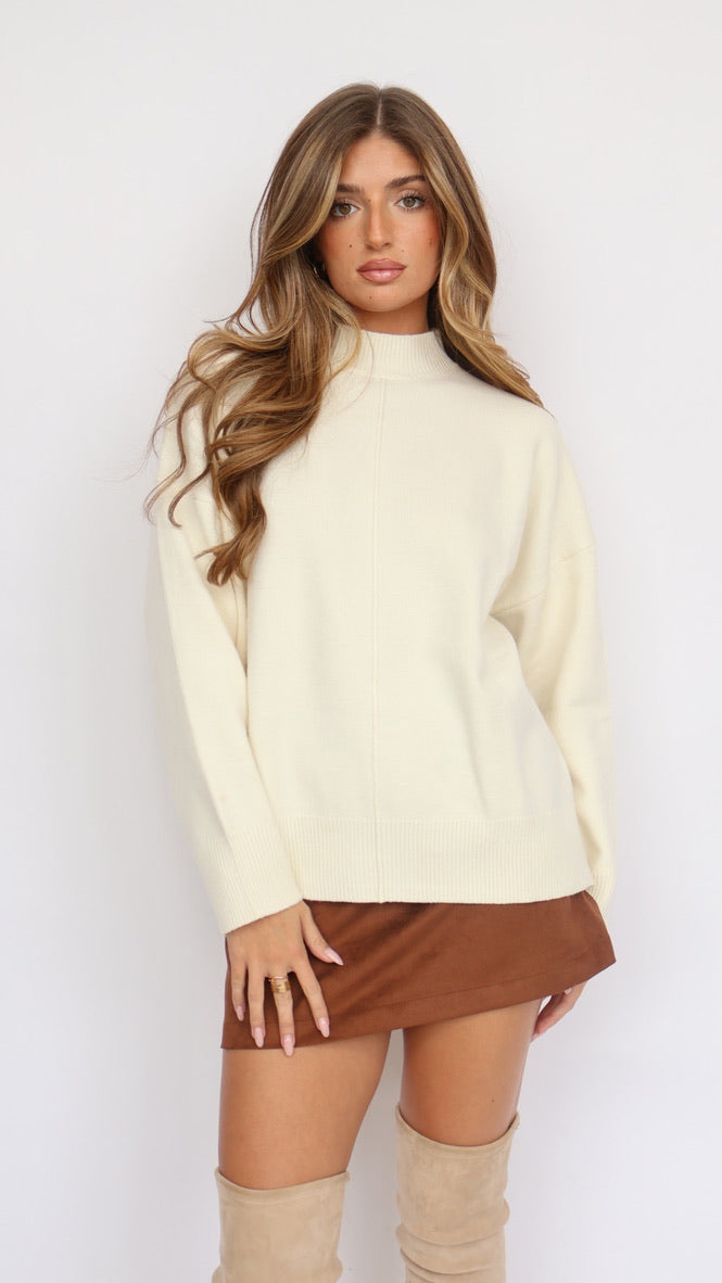 Heritage Mock Neck Sweater