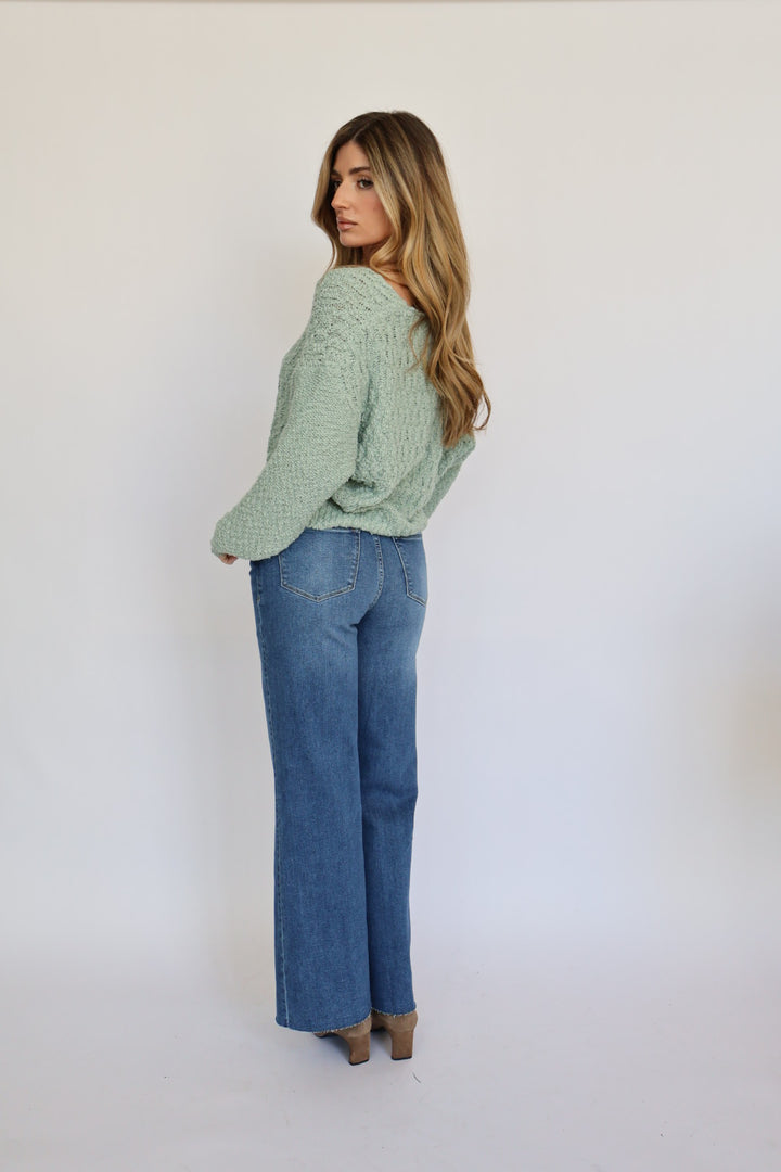 Dear John Denim Lexi Sweater - Iceberg Green