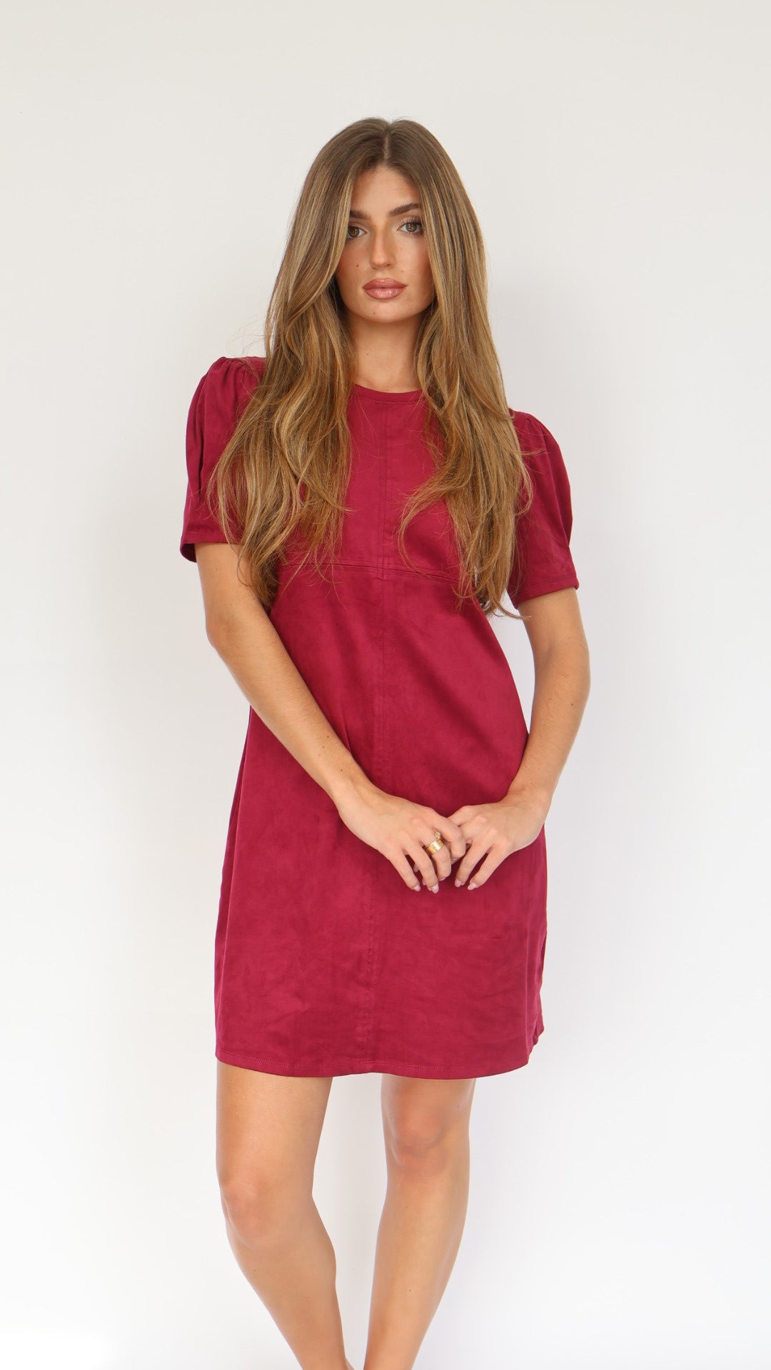 Vegan Suede Dress