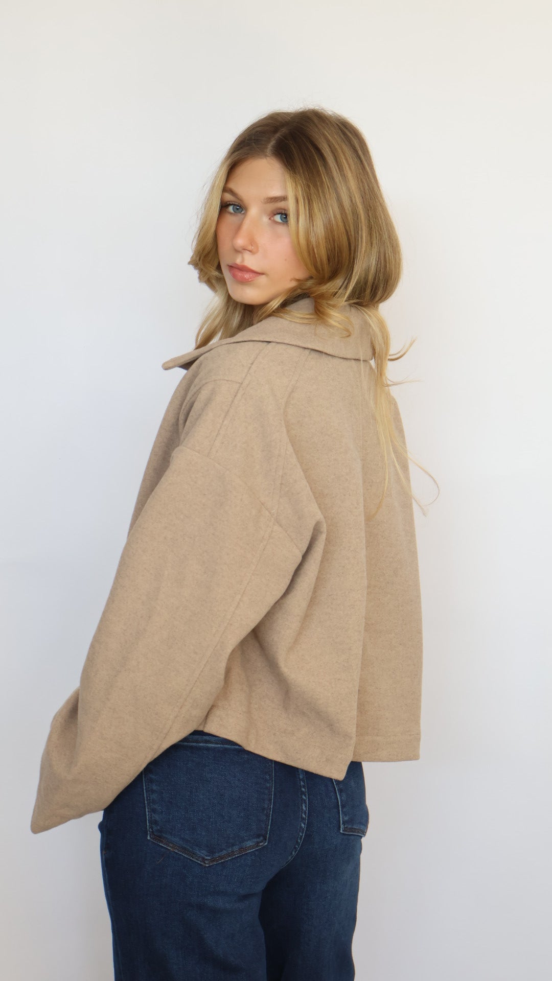 Crop Collared Jacket