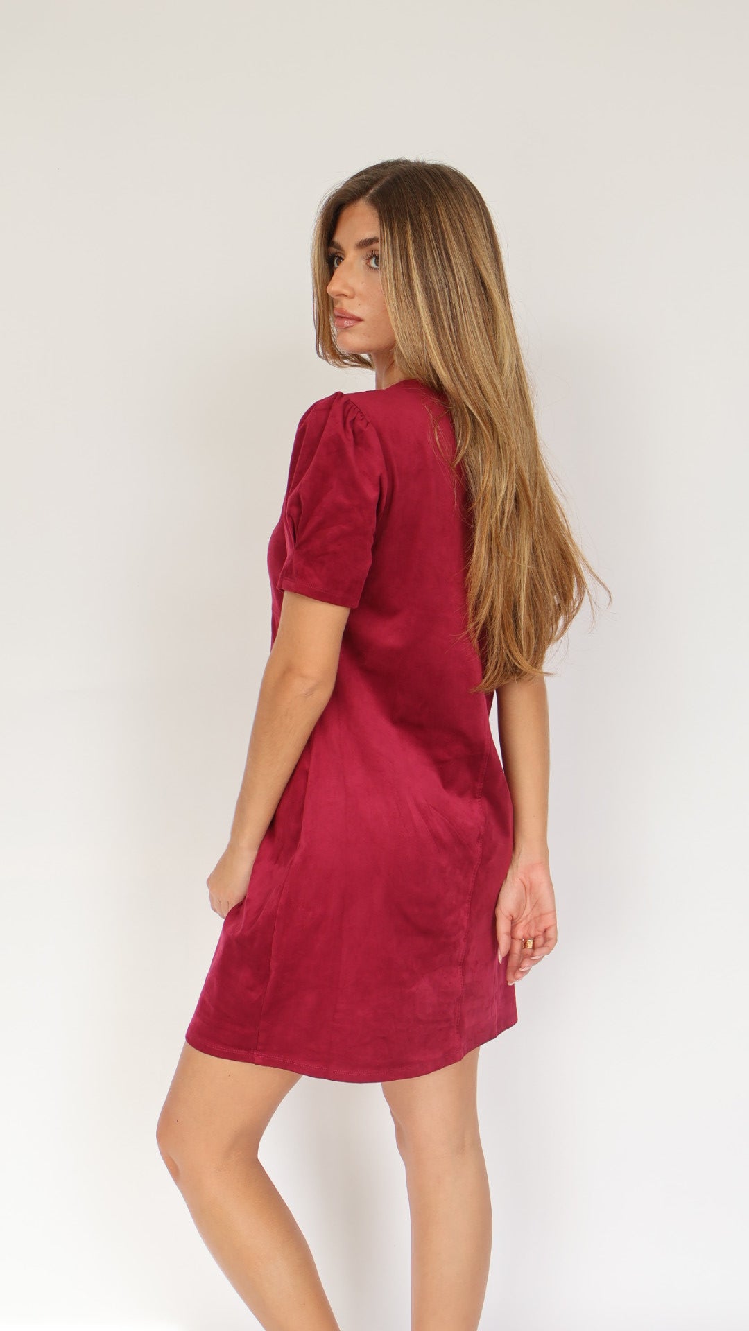 Vegan Suede Dress