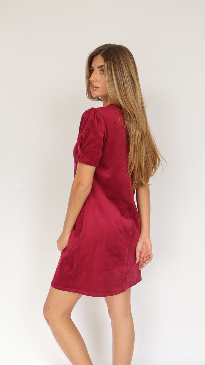 Vegan Suede Dress