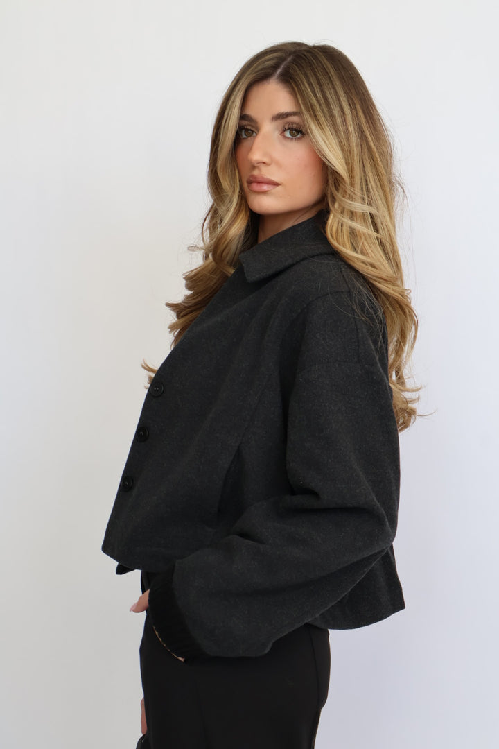 Crop Collared Jacket