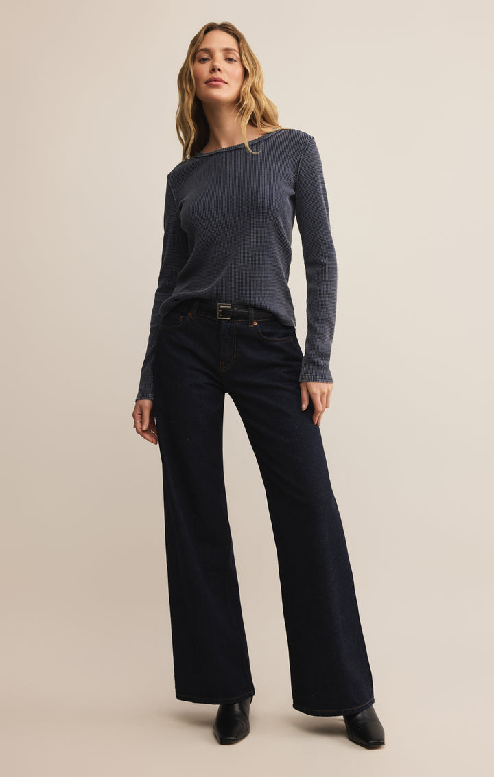 Z Supply Arlet Thermal Long Sleeve Top