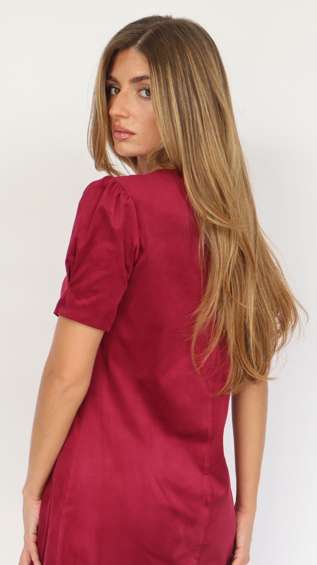Vegan Suede Dress