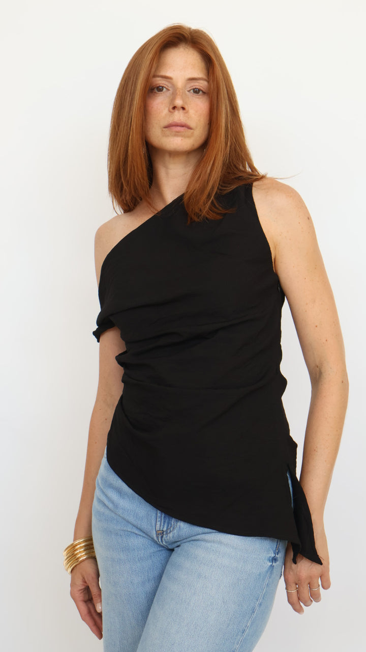 Asymmetrical Shoulder Top