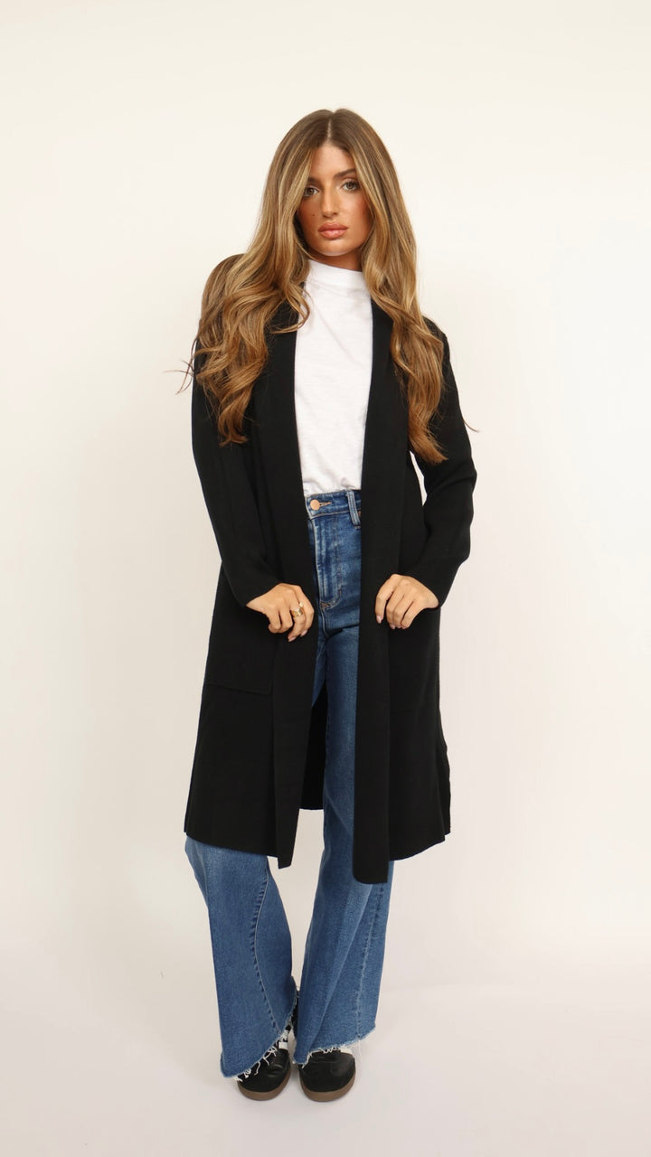 Pinch Classic Open Front Coat Cardigan
