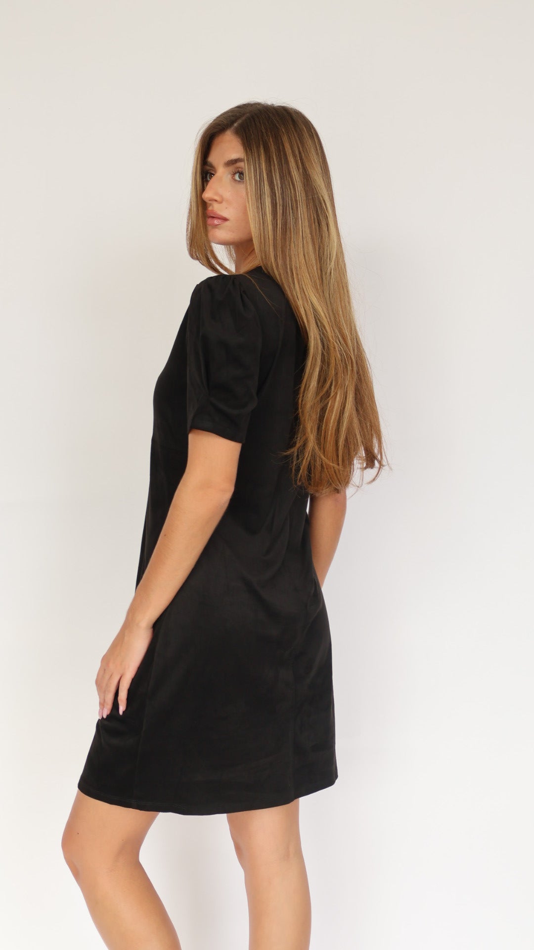 Vegan Suede Dress