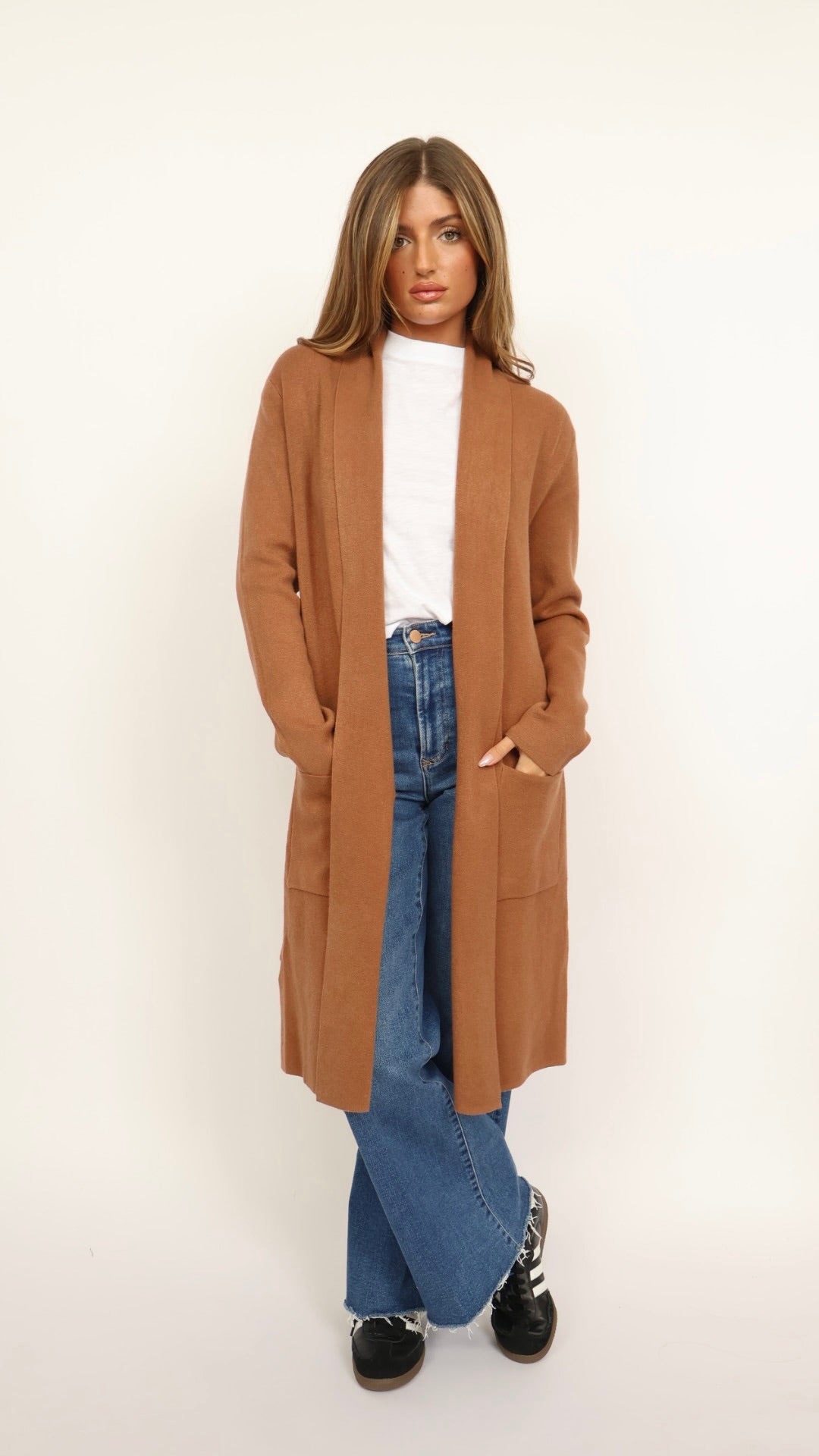 Pinch Classic Open Front Coat Cardigan